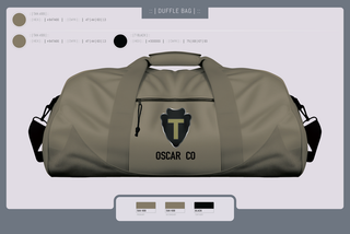 Duffle Bag, Oscar Co, , Teamtime, Team time, sublimation, custom sports apparel, team uniforms, spirit wear, spiritwear, sports uniforms, custom shirts, team store, custom team store, fundraiser sports, apparel fundraiser
