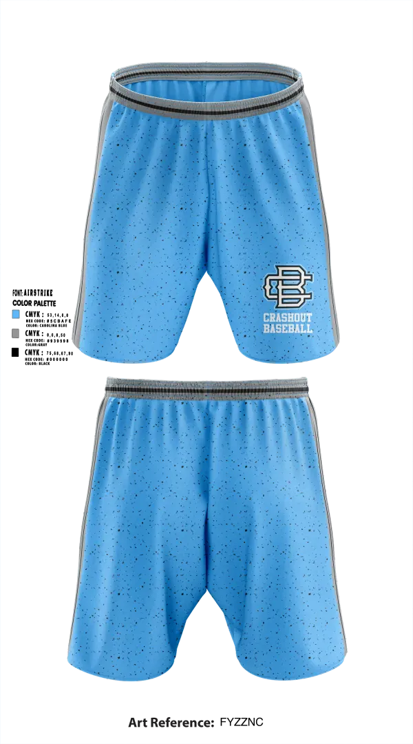 Athletic Shorts With Pockets, Crashout Baseball, Baseball, Teamtime, Team time, sublimation, custom sports apparel, team uniforms, spirit wear, spiritwear, sports uniforms, custom shirts, team store, custom team store, fundraiser sports, apparel fundraiser
