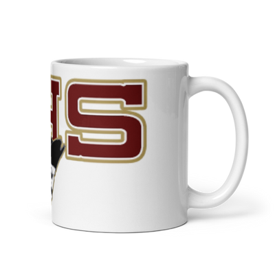 Kingston High School Cheer 38639250 White Glossy Mug - Small