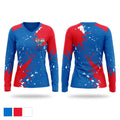 Oklahoma stars Women's Long Sleeve V-neck Shirt - 1