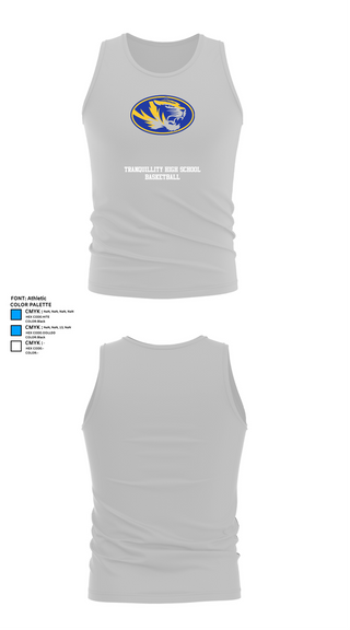 Tank Top, Tranquillity High School Basketball, Women's Basketball, Teamtime, Team time, sublimation, custom sports apparel, team uniforms, spirit wear, spiritwear, sports uniforms, custom shirts, team store, custom team store, fundraiser sports, apparel fundraiser