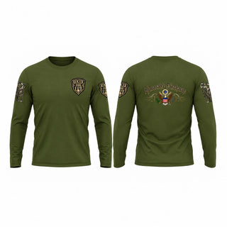 Long Sleeve Performance Shirt, Infantry, Army, Teamtime, Team time, sublimation, custom sports apparel, team uniforms, spirit wear, spiritwear, sports uniforms, custom shirts, team store, custom team store, fundraiser sports, apparel fundraiser
