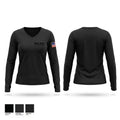 McLaren private security police Women's Long Sleeve V-neck Shirt - 1