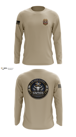 Long Sleeve Performance Shirt, Sicangu Nation Tribal Defense Solutions Emergency Medical Response Unit (SNTDS‑EMRU), EMS/EMT, Teamtime, Team time, sublimation, custom sports apparel, team uniforms, spirit wear, spiritwear, sports uniforms, custom shirts, team store, custom team store, fundraiser sports, apparel fundraiser