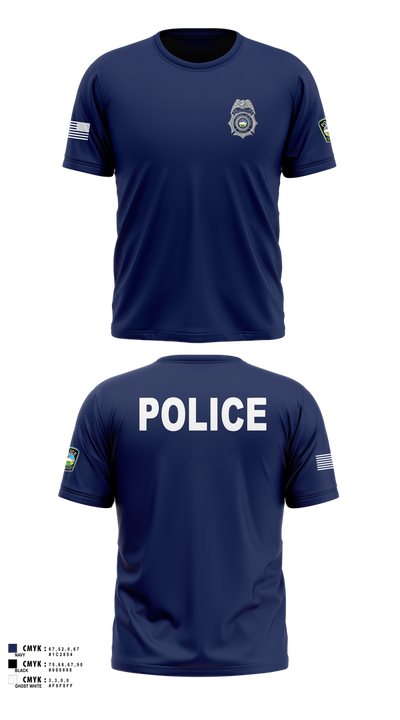Colorado Springs Police Department 84978371 Short Sleeve Performance Shirt - 117