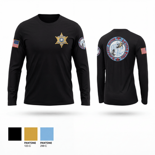 Long Sleeve Performance Shirt, Blackfeet fish and wildlife game warden, Police, Teamtime, Team time, sublimation, custom sports apparel, team uniforms, spirit wear, spiritwear, sports uniforms, custom shirts, team store, custom team store, fundraiser sports, apparel fundraiser