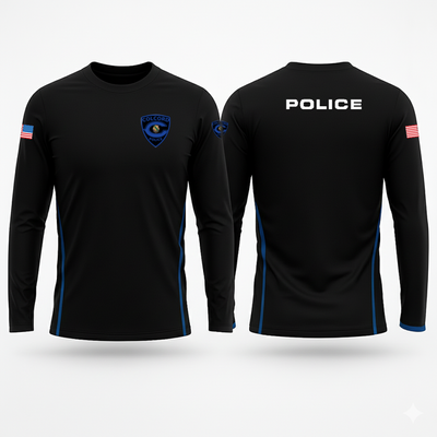 Colcord Police Dept 92733456 Long Sleeve Performance Shirt 102