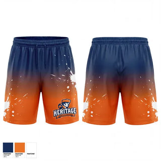 Womens Shorts, Heritage BOMM Colorguard, Cheer, Teamtime, Team time, sublimation, custom sports apparel, team uniforms, spirit wear, spiritwear, sports uniforms, custom shirts, team store, custom team store, fundraiser sports, apparel fundraiser