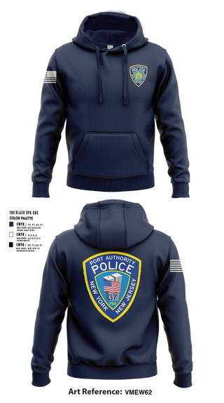 Hoodie, Port Authority Police, , Teamtime, Team time, sublimation, custom sports apparel, team uniforms, spirit wear, spiritwear, sports uniforms, custom shirts, team store, custom team store, fundraiser sports, apparel fundraiser