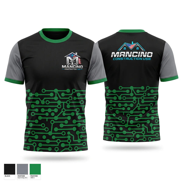 Football Jersey, Mancino construction USA, , Teamtime, Team time, sublimation, custom sports apparel, team uniforms, spirit wear, spiritwear, sports uniforms, custom shirts, team store, custom team store, fundraiser sports, apparel fundraiser