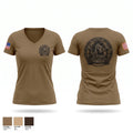 3-356 LSB (Wild Stallions) Women's Short Sleeve V-neck Shirt - 1
