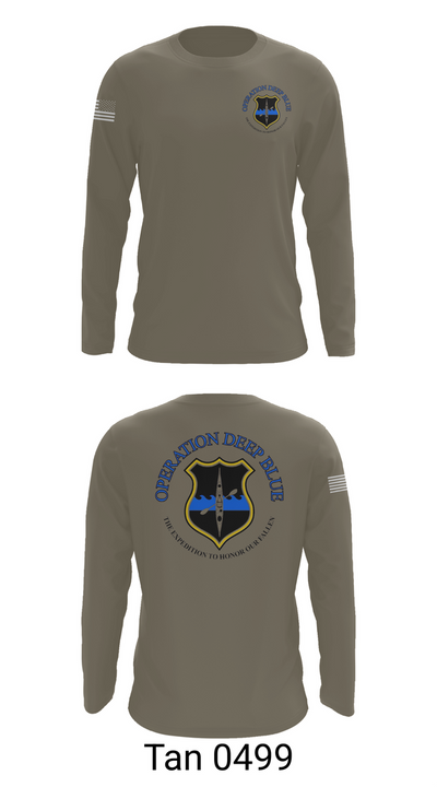 Operation Deep Blue 63620360 Long Sleeve Performance Shirt 63