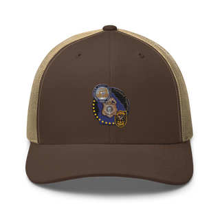 Police Department Academy 4041220 Retro Trucker Hat | Yupoong 6606