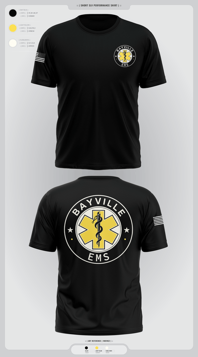 Bayville EMS 33785982 Short Sleeve Performance Shirt - 1