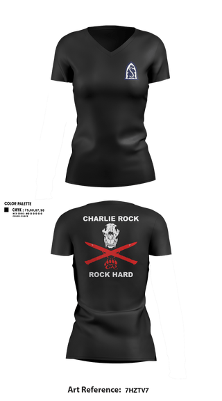 Womens Short Sleeve Vneck Shirt, C Co, 4-31 IN BN, Army, Teamtime, Team time, sublimation, custom sports apparel, team uniforms, spirit wear, spiritwear, sports uniforms, custom shirts, team store, custom team store, fundraiser sports, apparel fundraiser