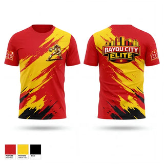 Short Sleeve Performance Shirt, Bayou City Elite Academy, Men's Basketball, Teamtime, Team time, sublimation, custom sports apparel, team uniforms, spirit wear, spiritwear, sports uniforms, custom shirts, team store, custom team store, fundraiser sports, apparel fundraiser