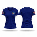 Forest Police Department Women's Short Sleeve V-neck Shirt - 1