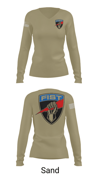 Det 4 29439115 Women's Long Sleeve V-neck Shirt - 92