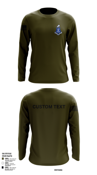 Long Sleeve Performance Shirt, Pershing Rifles Kilo 8, , Teamtime, Team time, sublimation, custom sports apparel, team uniforms, spirit wear, spiritwear, sports uniforms, custom shirts, team store, custom team store, fundraiser sports, apparel fundraiser