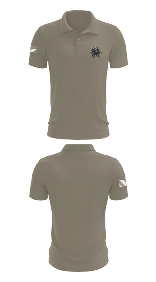 Short Sleeve Performance Polo, I-FSC, Army, Teamtime, Team time, sublimation, custom sports apparel, team uniforms, spirit wear, spiritwear, sports uniforms, custom shirts, team store, custom team store, fundraiser sports, apparel fundraiser