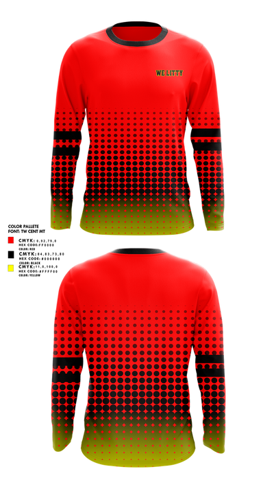 We Litty! 48292003 Long Sleeve Performance Shirt 1