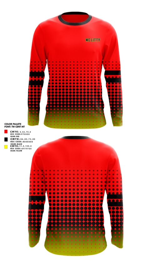 Long Sleeve Performance Shirt, We Litty!, , Teamtime, Team time, sublimation, custom sports apparel, team uniforms, spirit wear, spiritwear, sports uniforms, custom shirts, team store, custom team store, fundraiser sports, apparel fundraiser