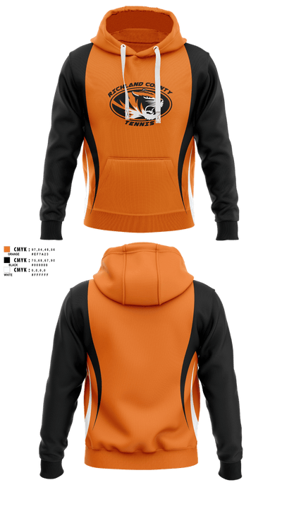 Richland County High School Tennis 80393625 Hoodie - 1