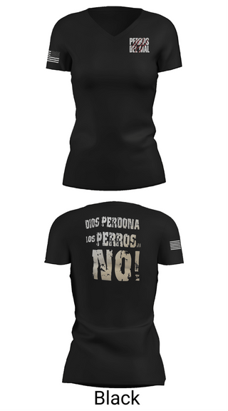 Womens Short Sleeve Vneck Shirt, PERROS DEL MAL, Men's Soccer, Teamtime, Team time, sublimation, custom sports apparel, team uniforms, spirit wear, spiritwear, sports uniforms, custom shirts, team store, custom team store, fundraiser sports, apparel fundraiser