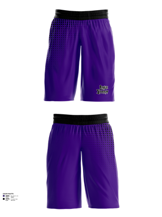 Womens Basketball Shorts, Lihue Storm, Women's Basketball, Teamtime, Team time, sublimation, custom sports apparel, team uniforms, spirit wear, spiritwear, sports uniforms, custom shirts, team store, custom team store, fundraiser sports, apparel fundraiser