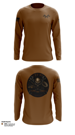 Long Sleeve Performance Shirt, CTF D-2, Army, Teamtime, Team time, sublimation, custom sports apparel, team uniforms, spirit wear, spiritwear, sports uniforms, custom shirts, team store, custom team store, fundraiser sports, apparel fundraiser