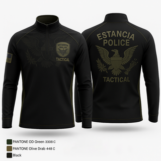 Quarter Zip Jacket, Estancia Police, Police, Teamtime, Team time, sublimation, custom sports apparel, team uniforms, spirit wear, spiritwear, sports uniforms, custom shirts, team store, custom team store, fundraiser sports, apparel fundraiser