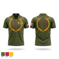 V 3/4 Short Sleeve Performance Polo - 1