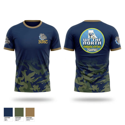 Burns high school 71781776 Short Sleeve Performance Shirt - 1