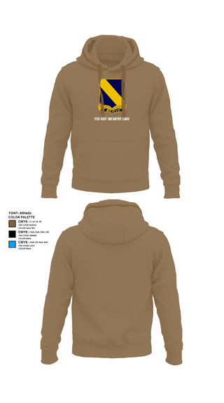 Hoodie, Fco 51st infantry LRSU, , Teamtime, Team time, sublimation, custom sports apparel, team uniforms, spirit wear, spiritwear, sports uniforms, custom shirts, team store, custom team store, fundraiser sports, apparel fundraiser