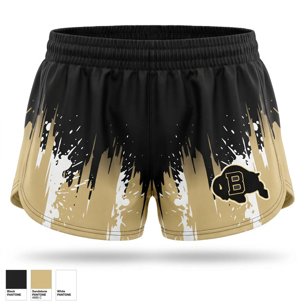 Womens Shorts, Buffalo Bison, Men's Soccer, Teamtime, Team time, sublimation, custom sports apparel, team uniforms, spirit wear, spiritwear, sports uniforms, custom shirts, team store, custom team store, fundraiser sports, apparel fundraiser