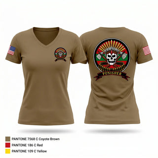 Womens Short Sleeve Vneck Shirt, 1st Battalion 4th Infantry Regiment, Army, Teamtime, Team time, sublimation, custom sports apparel, team uniforms, spirit wear, spiritwear, sports uniforms, custom shirts, team store, custom team store, fundraiser sports, apparel fundraiser