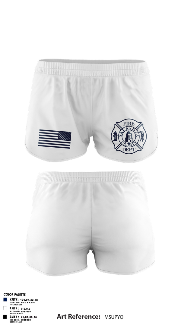 Ranger Panties, Sarasota County Fire Department, , Teamtime, Team time, sublimation, custom sports apparel, team uniforms, spirit wear, spiritwear, sports uniforms, custom shirts, team store, custom team store, fundraiser sports, apparel fundraiser
