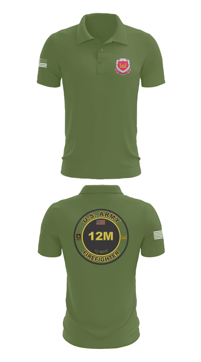 1153rd Firefighter Unit 94672135 Short Sleeve Performance Polo - 45