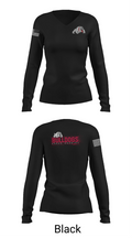 Quinter XC 55389153 Women's Long Sleeve V-neck Shirt - 35
