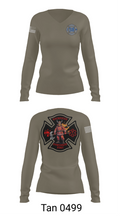 Richfield Township Fire 95058415 Women's Long Sleeve V-neck Shirt - 11
