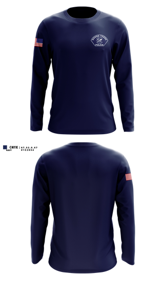 Long Sleeve Performance Shirt, Bonne Terre PD, Police, Teamtime, Team time, sublimation, custom sports apparel, team uniforms, spirit wear, spiritwear, sports uniforms, custom shirts, team store, custom team store, fundraiser sports, apparel fundraiser
