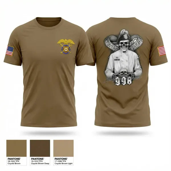 Old School Cotton Feel Shirt, 998th FFT, Army, Teamtime, Team time, sublimation, custom sports apparel, team uniforms, spirit wear, spiritwear, sports uniforms, custom shirts, team store, custom team store, fundraiser sports, apparel fundraiser