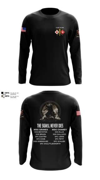 Long Sleeve Performance Shirt, Senior Leaders Course FY26-009, Army, Teamtime, Team time, sublimation, custom sports apparel, team uniforms, spirit wear, spiritwear, sports uniforms, custom shirts, team store, custom team store, fundraiser sports, apparel fundraiser