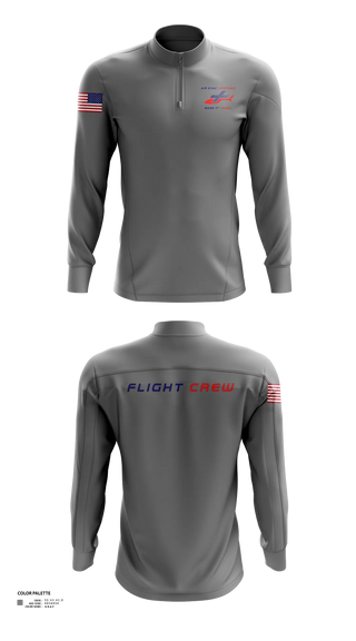 Quarter Zip Jacket, Air Evac Lifeteam, EMS/EMT, Teamtime, Team time, sublimation, custom sports apparel, team uniforms, spirit wear, spiritwear, sports uniforms, custom shirts, team store, custom team store, fundraiser sports, apparel fundraiser