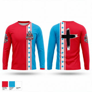 Long Sleeve Performance Shirt, Crossover Hoops Bulldogs, Men's Basketball, Teamtime, Team time, sublimation, custom sports apparel, team uniforms, spirit wear, spiritwear, sports uniforms, custom shirts, team store, custom team store, fundraiser sports, apparel fundraiser