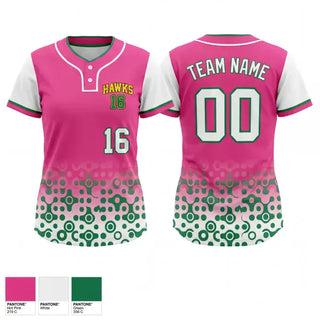 Two Button Softball Jersey, Southwest Senior Softball, Softball, Teamtime, Team time, sublimation, custom sports apparel, team uniforms, spirit wear, spiritwear, sports uniforms, custom shirts, team store, custom team store, fundraiser sports, apparel fundraiser