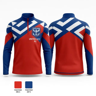 Quarter Zip Jacket, The United Boy FC, Men's Soccer, Teamtime, Team time, sublimation, custom sports apparel, team uniforms, spirit wear, spiritwear, sports uniforms, custom shirts, team store, custom team store, fundraiser sports, apparel fundraiser