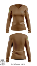 4th/104th BN (CA/PO) 7380170 Women's Long Sleeve V-neck Shirt - 6