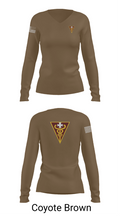3D THEATER MEDICAL COMMAND 14799833 Women's Long Sleeve V-neck Shirt - 17