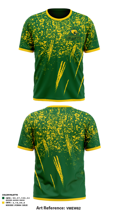 Lecanto High School Golf 27618736 Short Sleeve Performance Shirt - 1